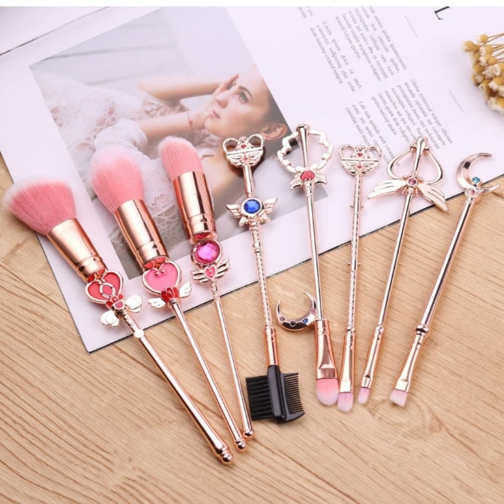 Sailor Moon makeup brushes 8pc set